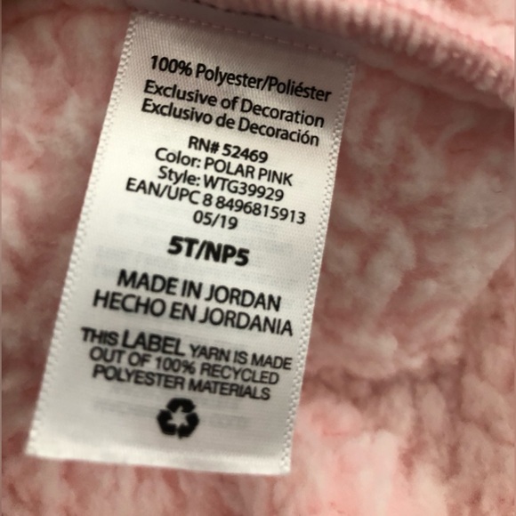 Wonder Nation 1/4 Zip Soft & Fuzzy Pullover Size 5T NWOT - Picture 4 of 5